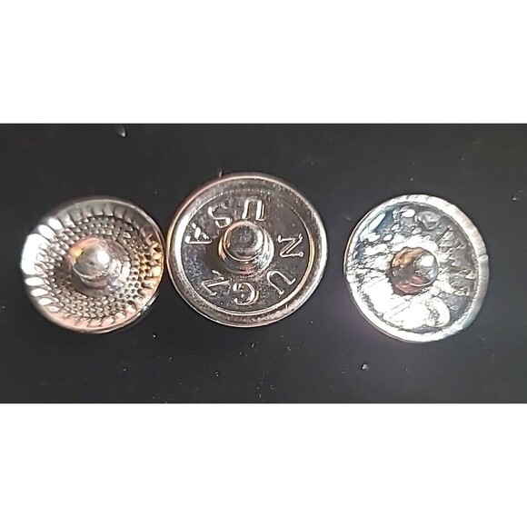 NWOT Lot Of 2 Leather Bracelets Interchangeable Snap Charm Stones Happy Camper - Picture 5 of 5